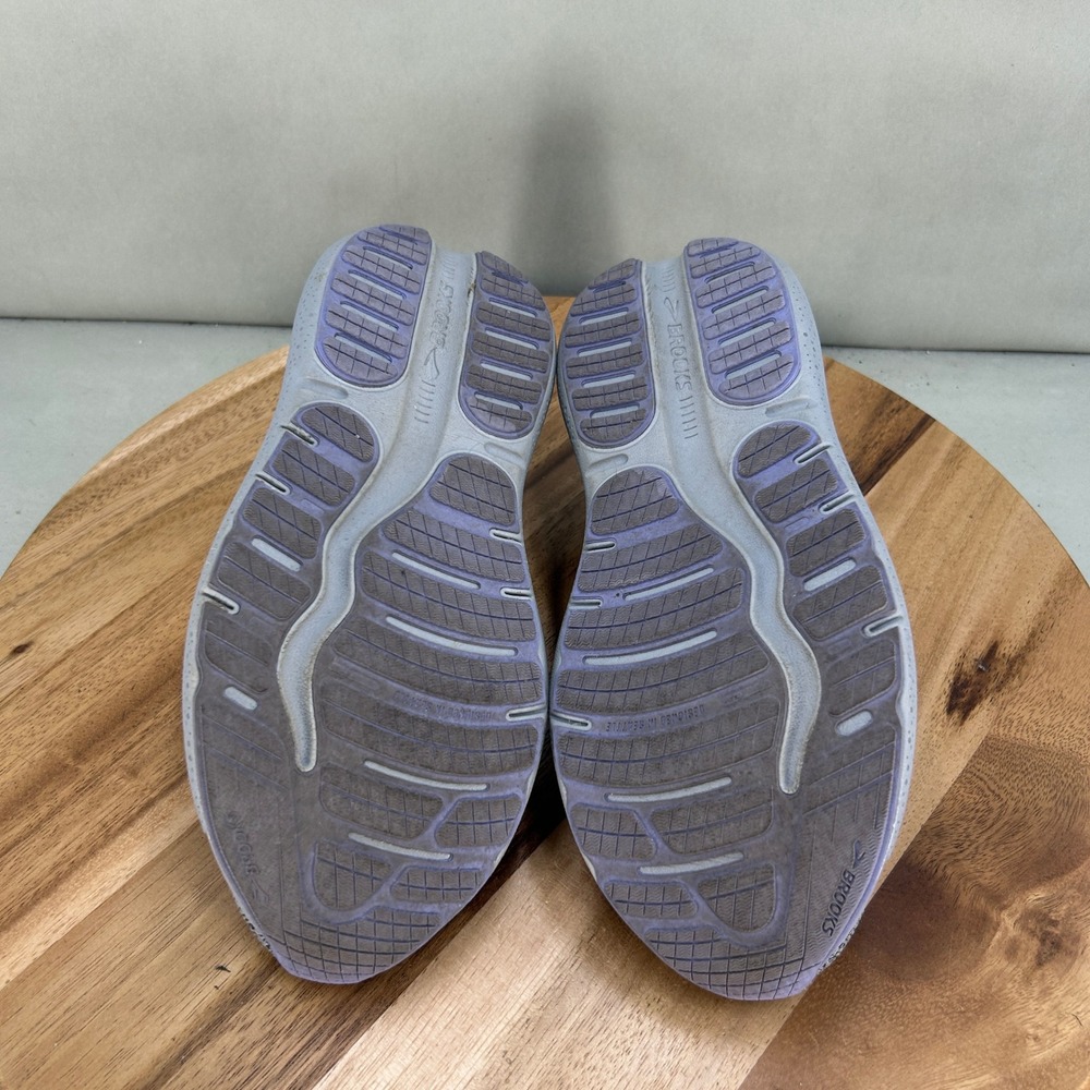 Brooks Ghost Max 2 Womens Running Shoes Grey Purple Size 39 / 8 Medium B - Picture 7 of 8
